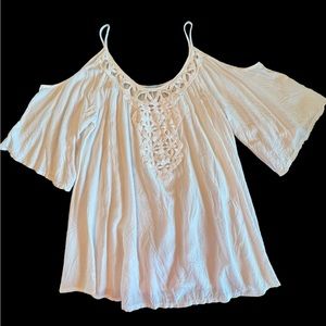 Solitaire Swim White Blouse